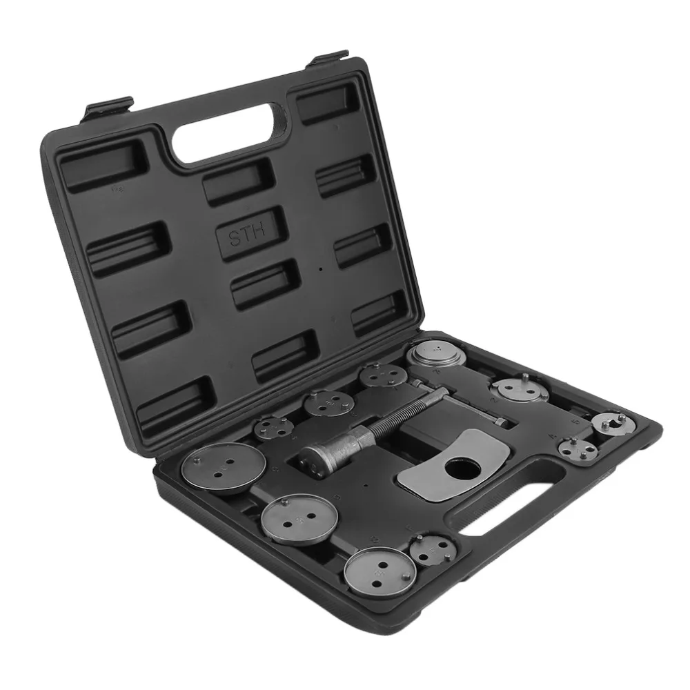 

13pcs/set Car Disc Brake Caliper Set Wind Back Brake Piston Compressor Kit For Most Auto Resetting Brake Pistons Repair Tools