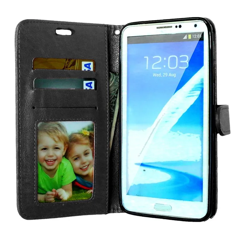 Luxury Wallet PU Leather Case Cover For Samsung Galaxy Note 3 N900 N9005 N9000 Note3 Case Cover Flip Shell Protective Back Cover (8)