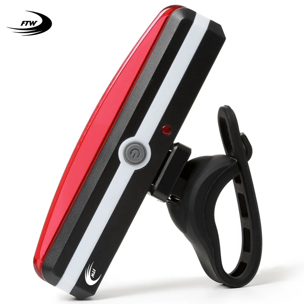 6 Mode Waterproof USB Rechargeable Bike Tail Light LED Bycicle Safety Rear Light