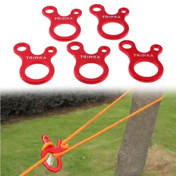

5 pcs Tent Wind Rope Buckle Antislip Camping Tightening Hook for Outdoor Traveling Hiking Picnic Camping Outdoor Survival Tools