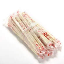 40 pares chineses pauzinhos de madeira de bambu descartáveis