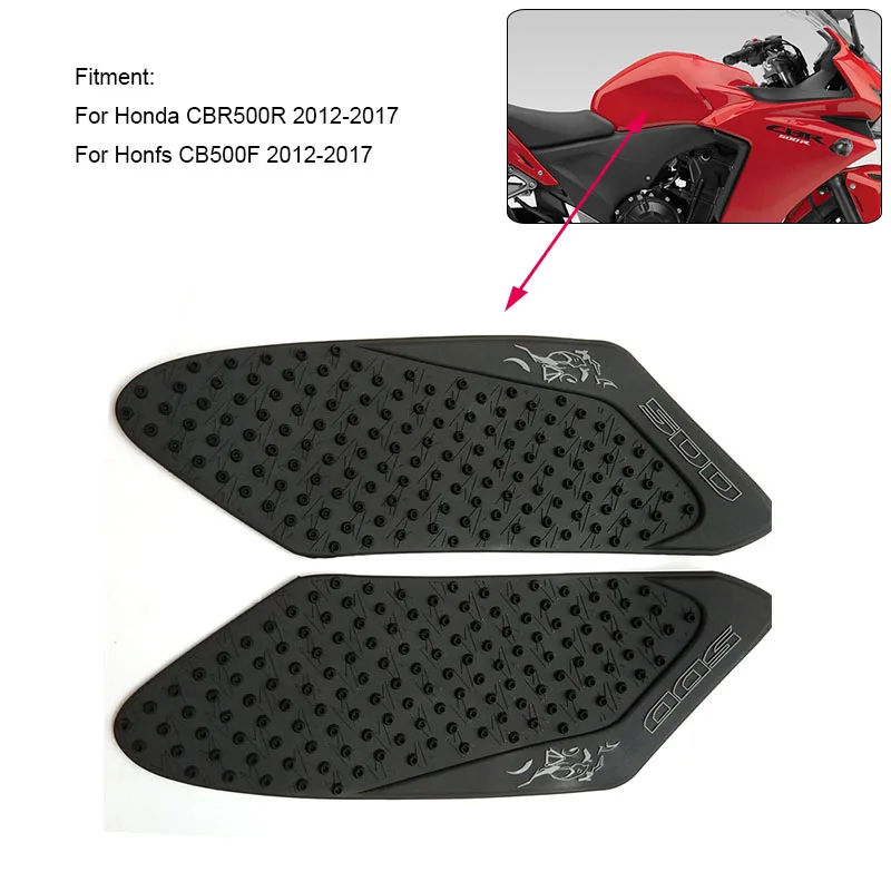 MTCLUB CBR500R CBR500 R Нескользящие Танк Pad Сторона газа Колено сцепление тяги колодки протектор Стикеры для Honda CB500F CBR500R 2012-17