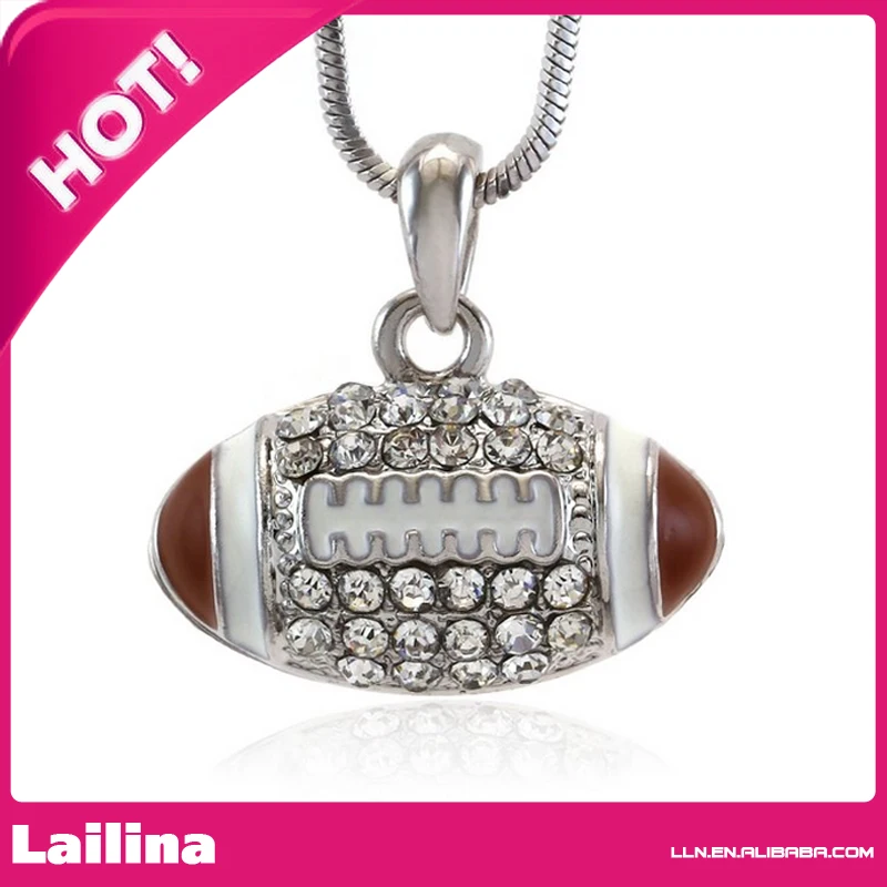 

American Football Necklace Pendant Ball Sport Fashion Jewelry Charm