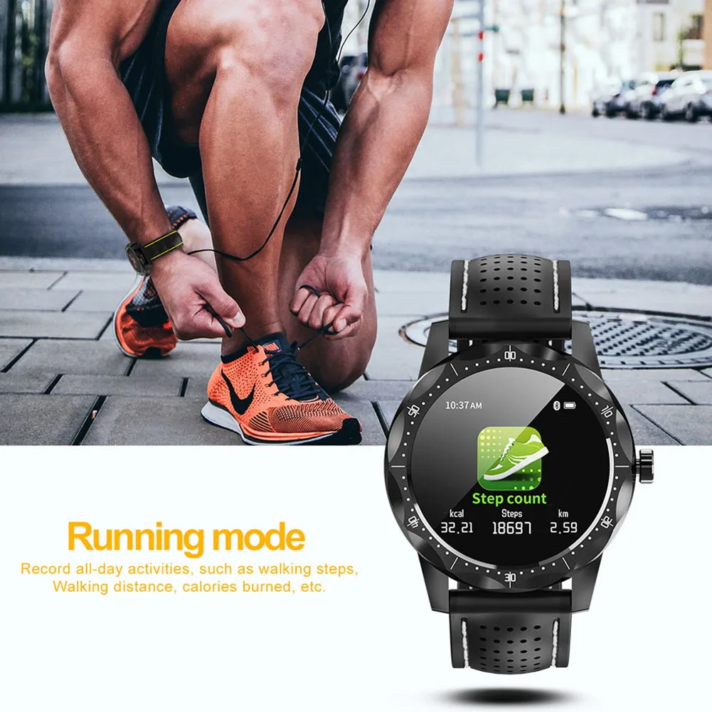 Мужские спортивные часы, умные часы для мужчин, Ip68 водонепроницаемый трекер активности, фитнес-трекер, часы