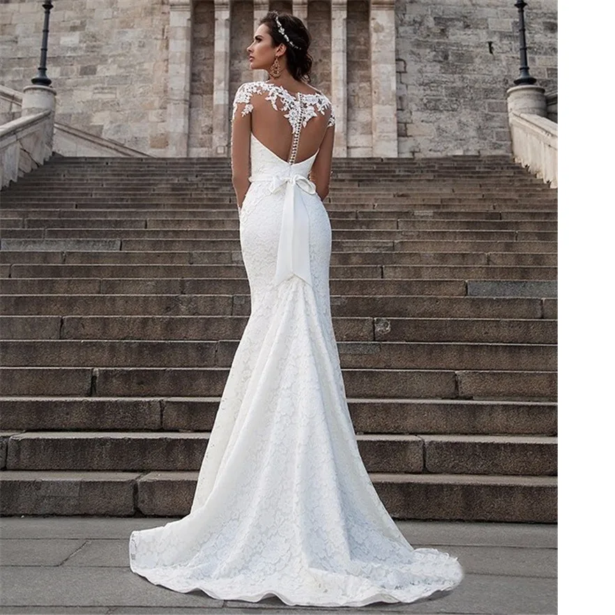 Lace-Long-Sleeves-Mermaid-Wedding-Dresses-2017-Vestidos-De-Novia-Renda-Sereia-Sweetheart-White-Ivory-Custom (1)