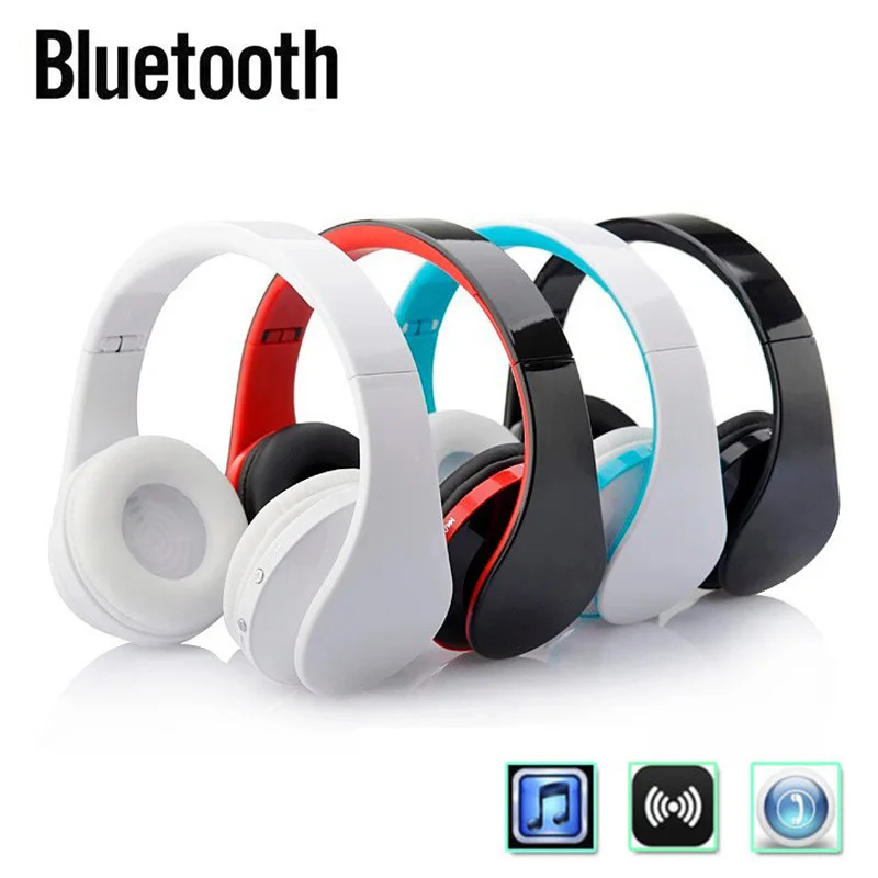 Новая Bluetooth Беспроводная складная гарнитура наушники музыка стерео спортивная игра с микрофоном для смарт-телефоны лэптоп ПК
