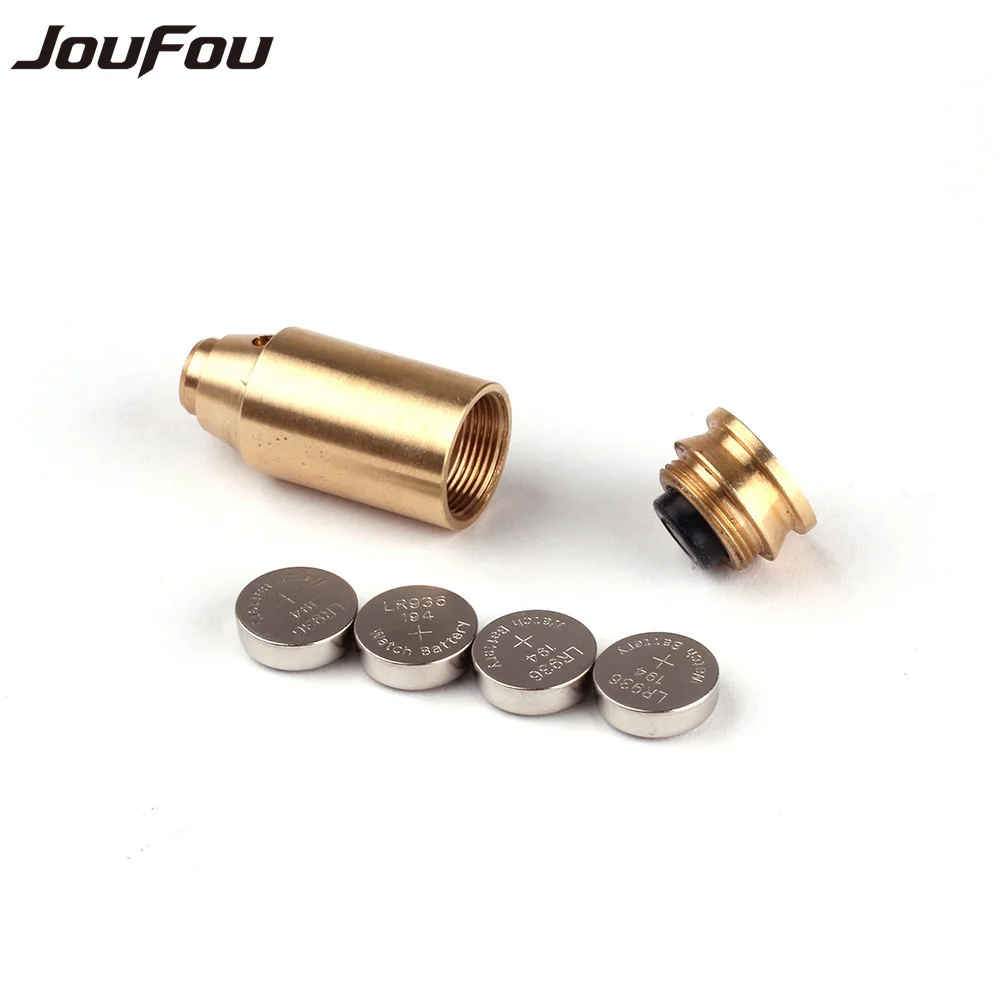 JouFou Tactical Accessories CAL 45 Cartridge Calibration Instrument Red Laser Boresighter Collimator for font b Hunting