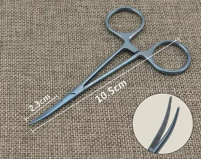 Офтальмологическая Татуировка hemostat Двойной век хирургический инструмент устройство из титанового сплава гемостаз 10,5 см - Цвет: B