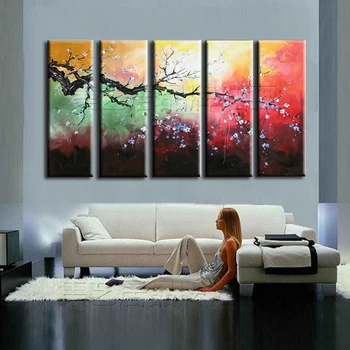 

Modern Minimalist Living Room Decorative Painting Frameless Painting Bedroom 5 Union Restaurant Background Wall Paintings Sofa