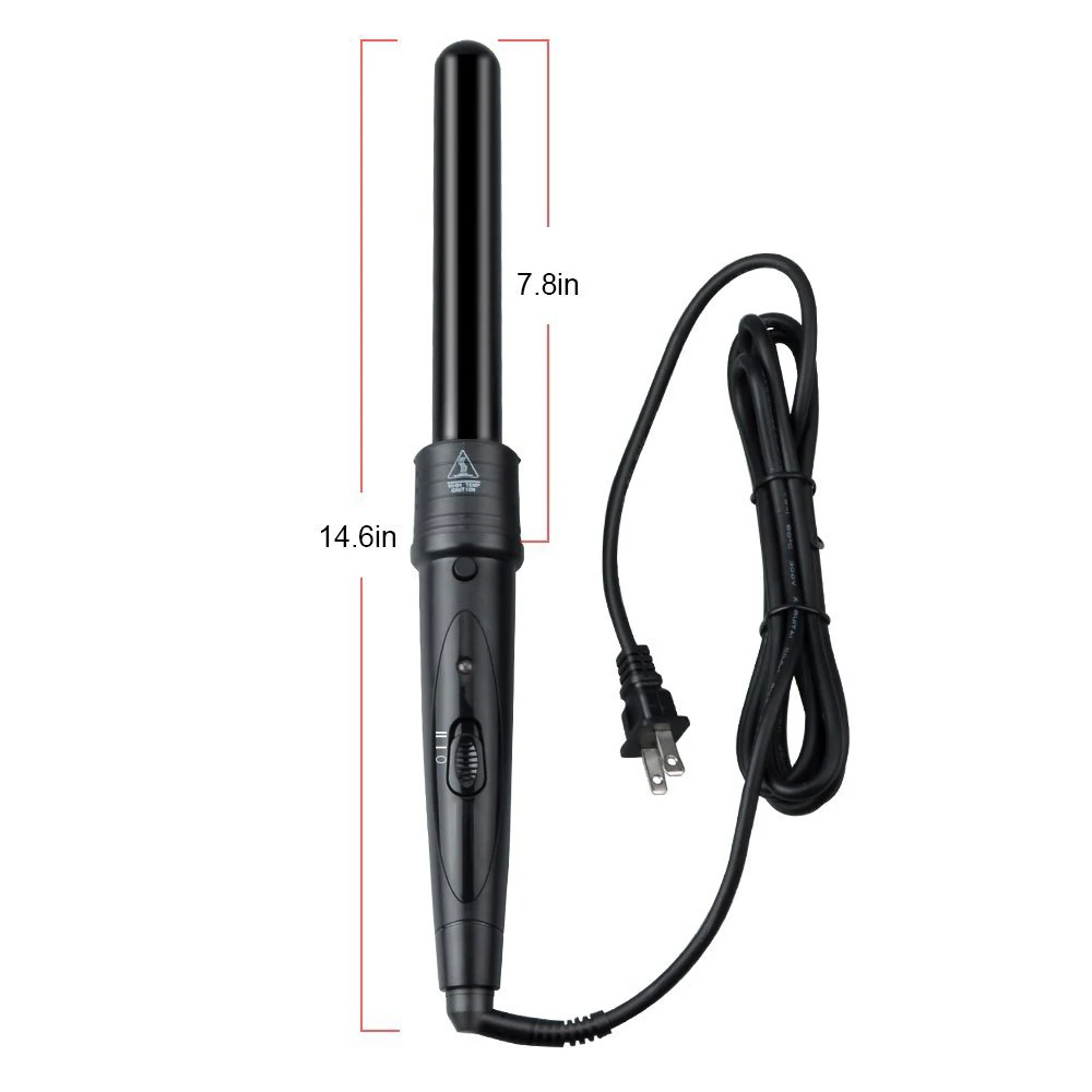 RUCHA hair curling wand kit professioanl salon styling tools (5)