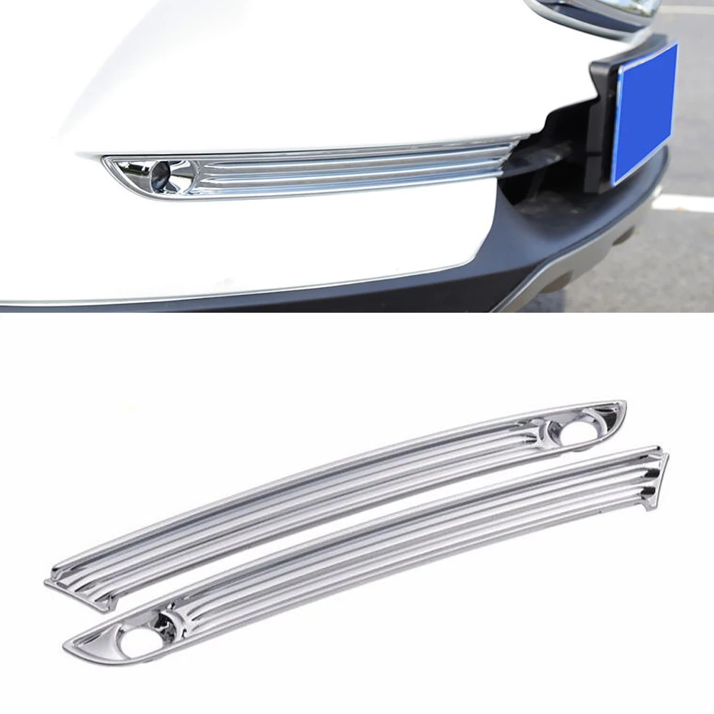

ABS Chrome Front Fog Lamps Cover Trim Fog Lamp Shade Trim for Mazda CX5 CX 5 CX-5 KF 2017 2018 Car Accessories Styling