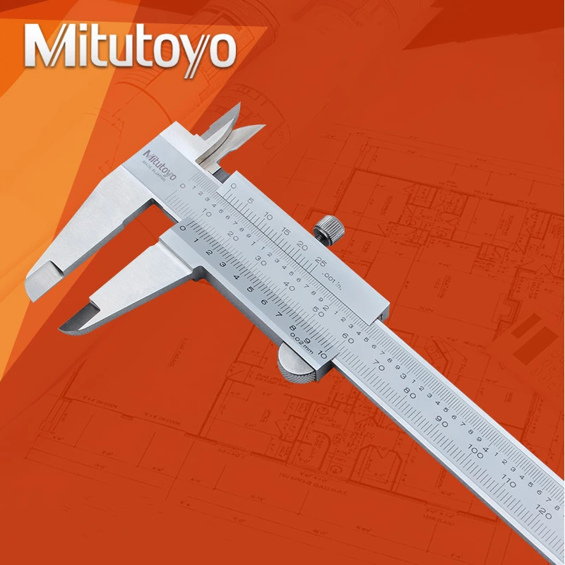 US $127.88 Original Japan Mitutoyo 530119 Vernier Caliper 120300mm002mm Stainless Steel Gauge Micrometer Measuring Tools
