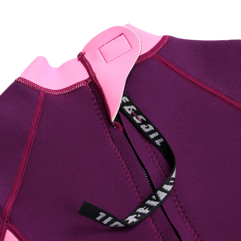 2.5mm Neoprene Surf Sports Swimming Wetsuit Full Body Swimwear UV Protection SPF 50+ for Girl Kids 3 Colors