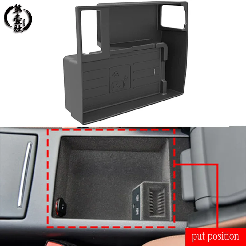 

10W Qi Wireless Charger Fast Wireless Charging Car Console Fast Wireless Charger For audi A6L A7 2014-2018 for iphone 8 X XSmax