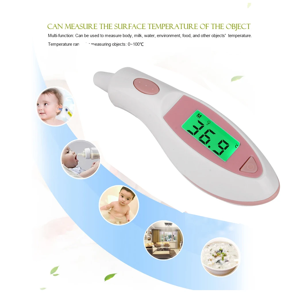 

Baby/Adult Digital Termomete Infrared Forehead Body Thermometer Gun Non-contact Temperature Measurement Device Adult Body