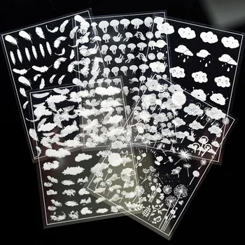 

1pieces Jellyfish Cloud Feather Dandelion transparent material epoxy mold making jewelry filling jewelry DIY