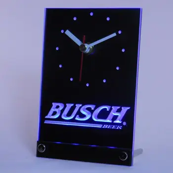 

tnc0482 Busch Beer Bar Table Desk 3D LED Clock