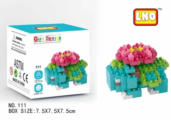 

Hot Toys Plastic Animal Toys Assembling LNO Diamond Building Blocks Toys Blastoise Pet DIY Christmas Birthday Gifts For Kids