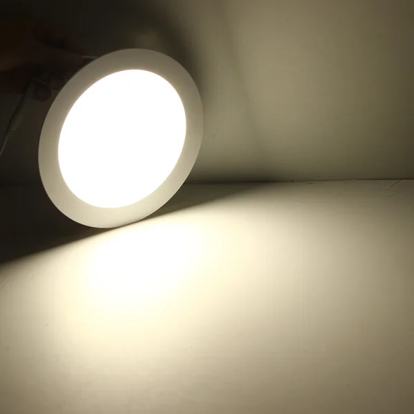 Светодиодный светильник с регулируемой яркостью, 3W, 4 Вт, 6 Вт, 9 Вт, 12 Вт, 15 Вт, 25 Вт, круглый ультратонкий SMD 2835, драйвер питания, потолочные панельные светильники, холодный теплый белый свет