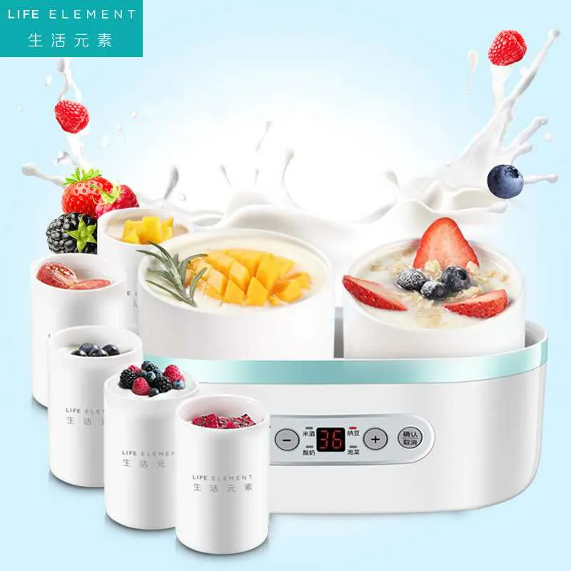 

Smart Yogurt Machine Multifunctional Fermenter Natto Rice Wine Pickle One-button Manipulation Timing Temperature Control