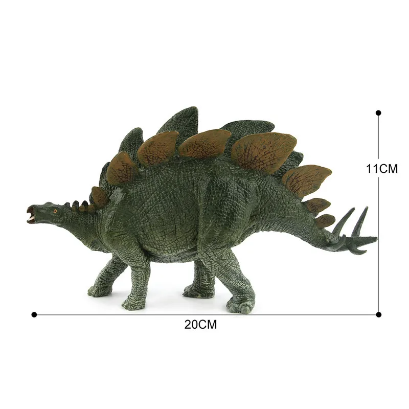 Новое поступление Модели Динозавров Юрского периода пластиковые экшн-фигурки животных игрушки Стегозавр коллекция подарок