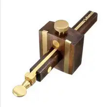 Черное дерево+ Чистая медь столярная Деревообработка scriber, carpenter Mark Scribers инструмент