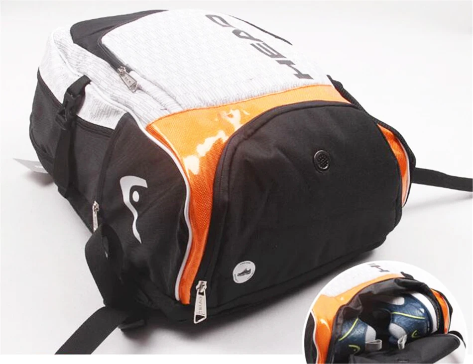 Головной теннисный рюкзак Теннисная ракетка сумка большая 3 теннисная сумка для ракетки с разделенной обувью сумка теннисный рюкзак теннисная сумка сумочка