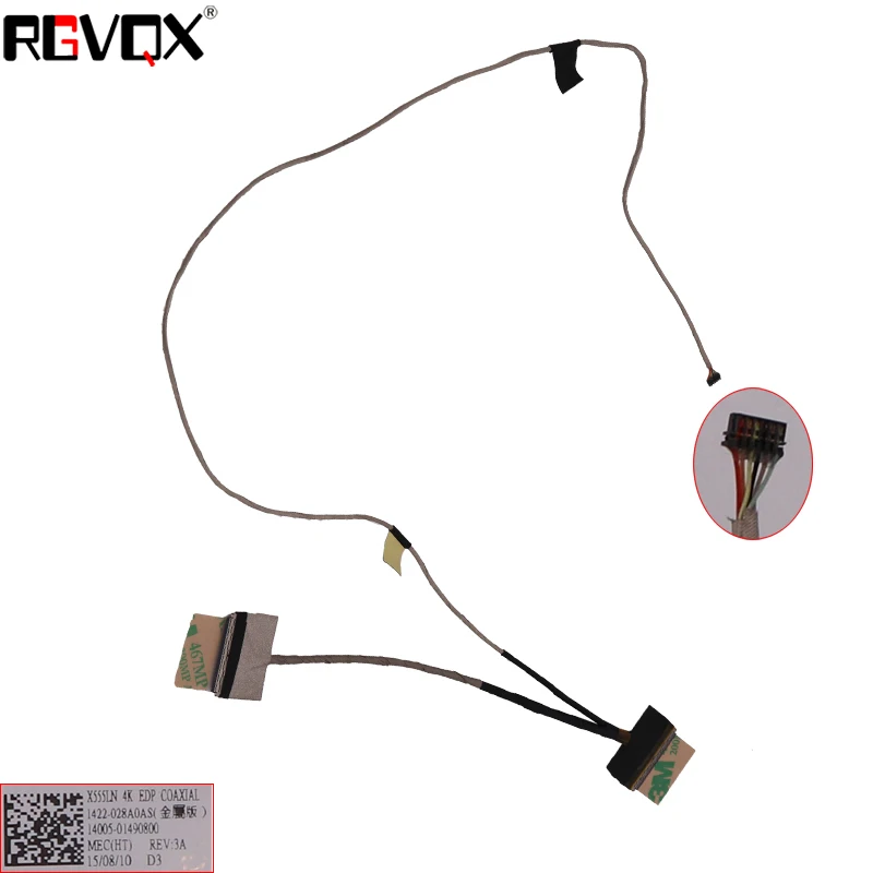 Новый кабель для ноутбука ASUS X555 X555LN VM590L FL5800L 40Pin Оригинал PN: 1422-028A0AS 14005-01490800 ноутбук