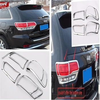 

Lapetus Outside Car Rear Tail Trunk Lights Lamp Frame Cover Trim 4 Pcs ABS For Jeep Grand Cherokee 2014 2015 2016