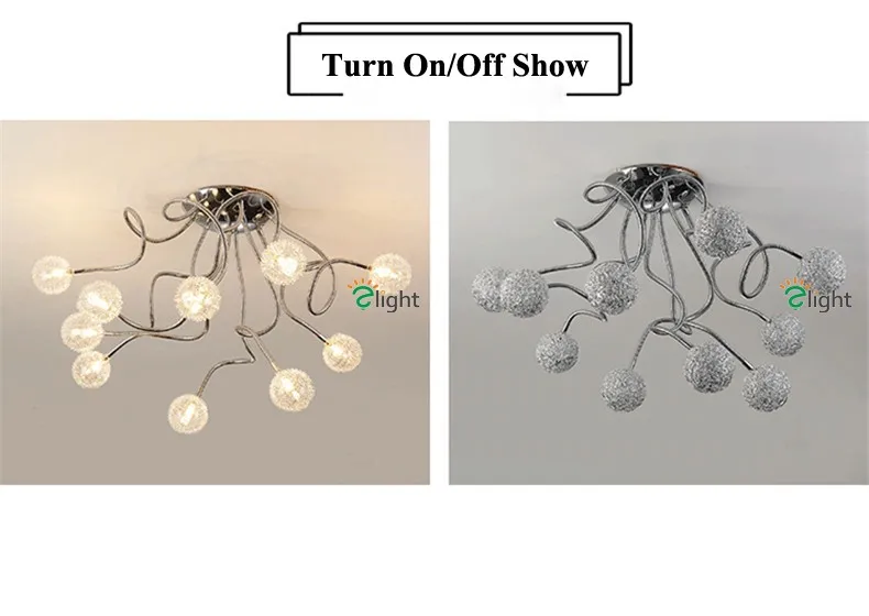 Европейский блеск цинковый сплав светодиодные люстры освещение Обеденная светодиодные потолочные люстры-светильники Спальня люстра, светильник
