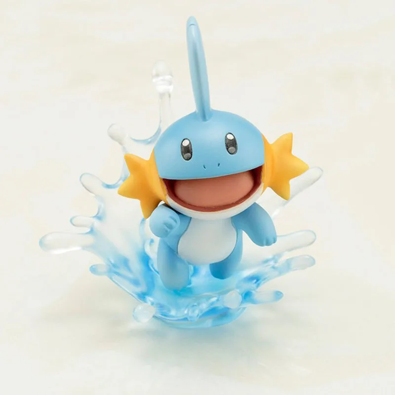 19 см японское аниме Мэй с Mudkip фигурка модель игрушки украшение комнаты Покемоны фигурка игрушки девочка Фигурка детские подарки