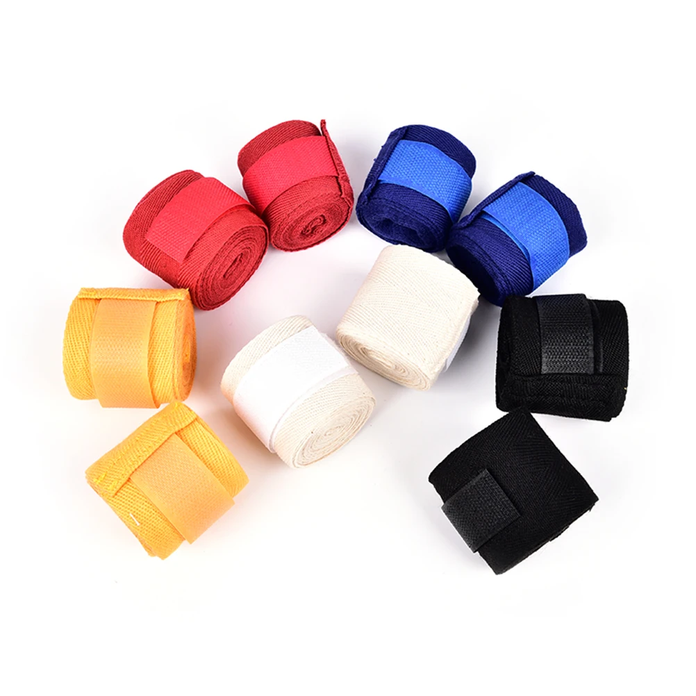 New 1 Pair 2.5m Boxing Bandage Handwrap Punching Hand Wrap Boxing