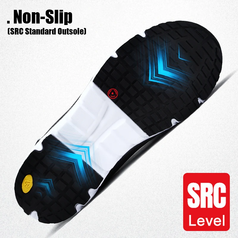 Sapatos blue gray src Anti sapphire Anti Homens white Larnmern src Leves esmagamento Do Biqueira De Respirável Protecção Para src src Trabalho gray Mens White Segurança blue src slip black Flyknit Aço qxxpFZIRw