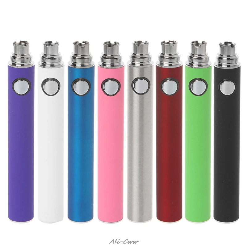

Electronic Cigarette Micro USB Port Bottom Charge Battery 900mAh 8 Color