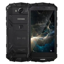 IP68 Doogee S60 Беспроводной Charge 5580 мАч 12V2A Quick Charge 5.2 ”FHD helio P25 Восьмиядерный 6 ГБ 64 ГБ смартфон 21.0MP Камера NFC