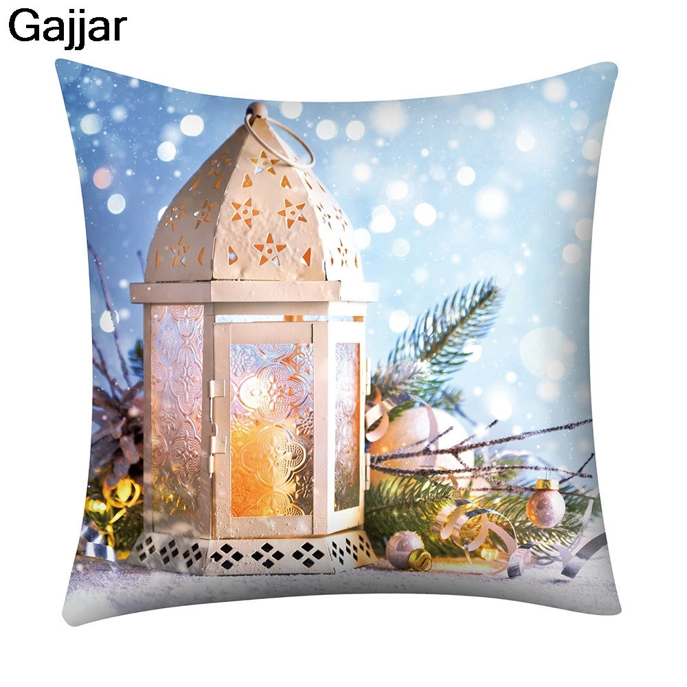 

Gajjar Pillowcase Merry Christmas Printing Cushion Cover Pillowcase Home Decoratio Decoration Square Throw Pillow Cover 12oct.22