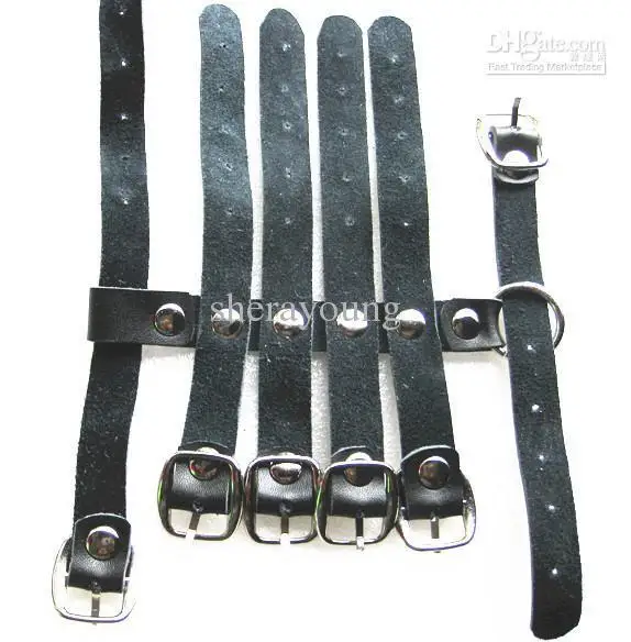Leather Belt 6-ring Penis Cock Ring Wear for men Adult SM Sex Product Toy XLY800