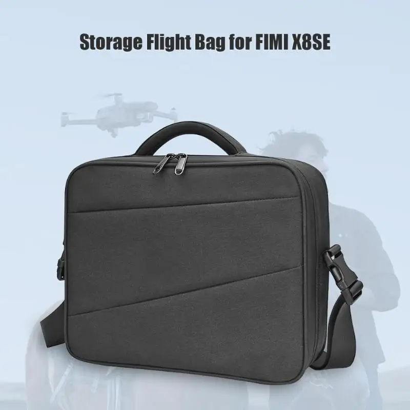 ALLOET Portable Hard Drone Case for Xiaomi Mi Drone FIMIX8SE Anti Splash Crossbody Storage Bag Outdoor Flight Bag for FIMIX8SE