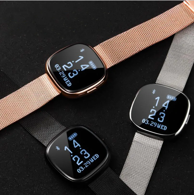 Aliexpress.com : Buy New P2 steel belt smart bracelet Bluetooth watch ...