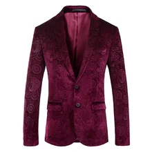 Для Мужчин's куртки мужчин модные классические Блейзер мужчин однобортный качество Вечерние банкет