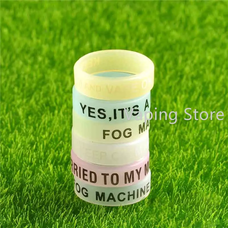 

22x7x1.5mm Luminous Vape Band Decorative Rings For Mods RBA RDA Tanks (5PCS)