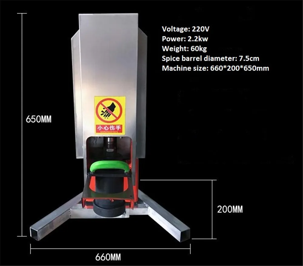 hydraulic incense stick extruder02