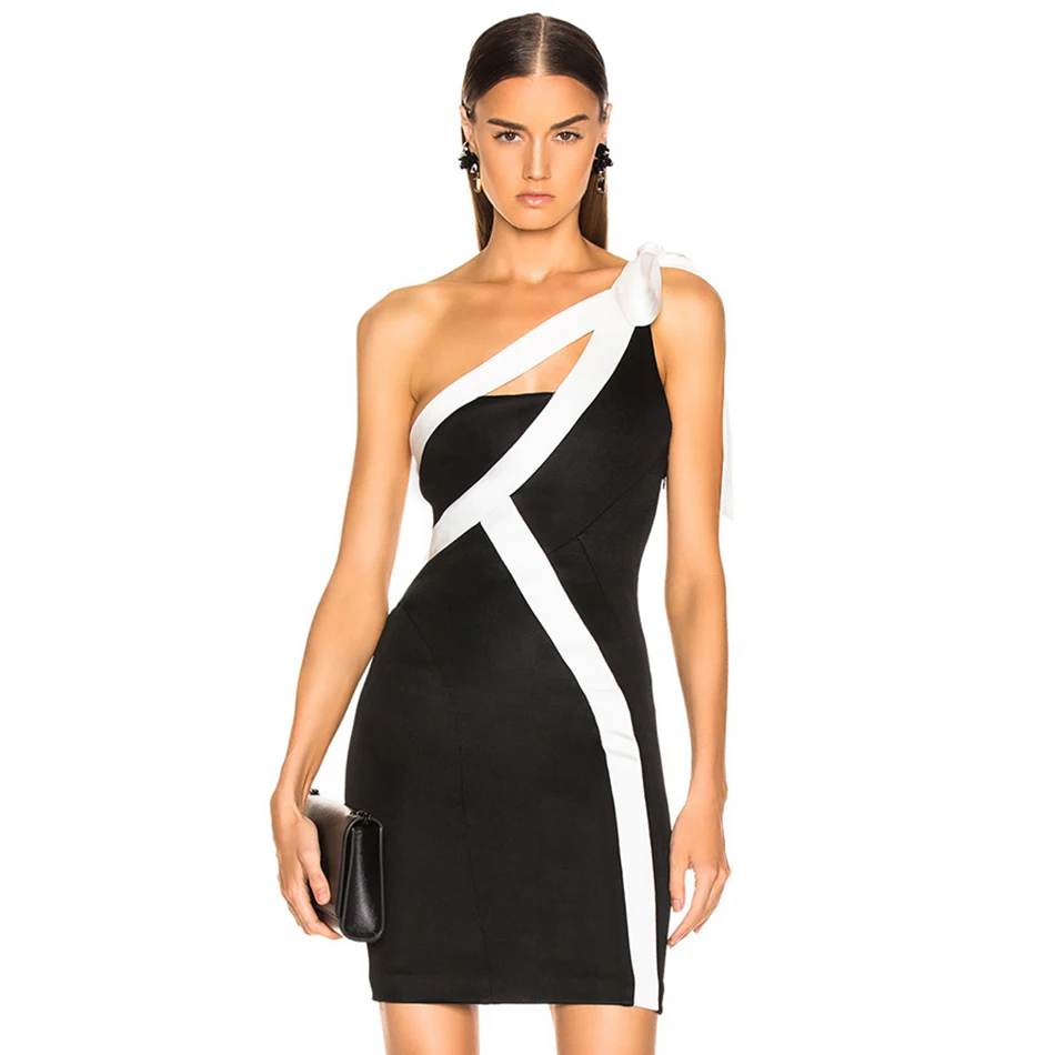 Adyce 2019 новое летнее женское Бандажное платье Vestido сексуальное на одно плечо без