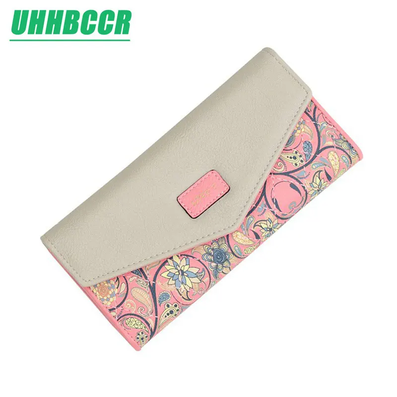 

UHHBCCR Ladies Female Women Long Clutch Wallet Large Capacity Wallets Female Purse Lady Purses Phone Pocket Card Holder Carteras