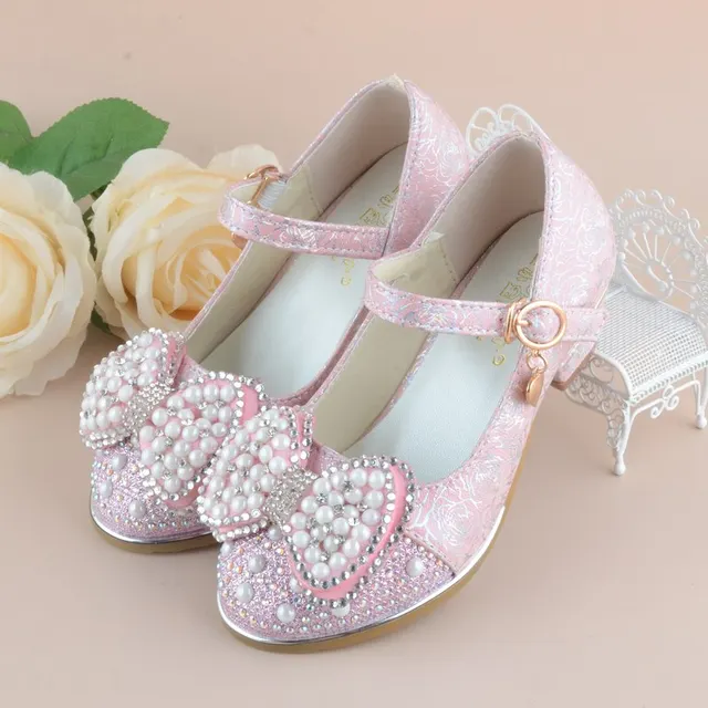 Girls Princess Shoes 2018 New Spring Printing Leather Children Wedding ...