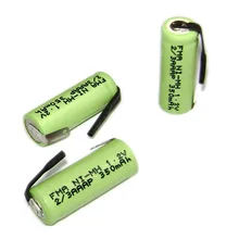 10 шт электрическая бритва аккумулятор ni-mh 2/3AAA 1,2 V 350 mAh 10*29 мм W/ вкладки