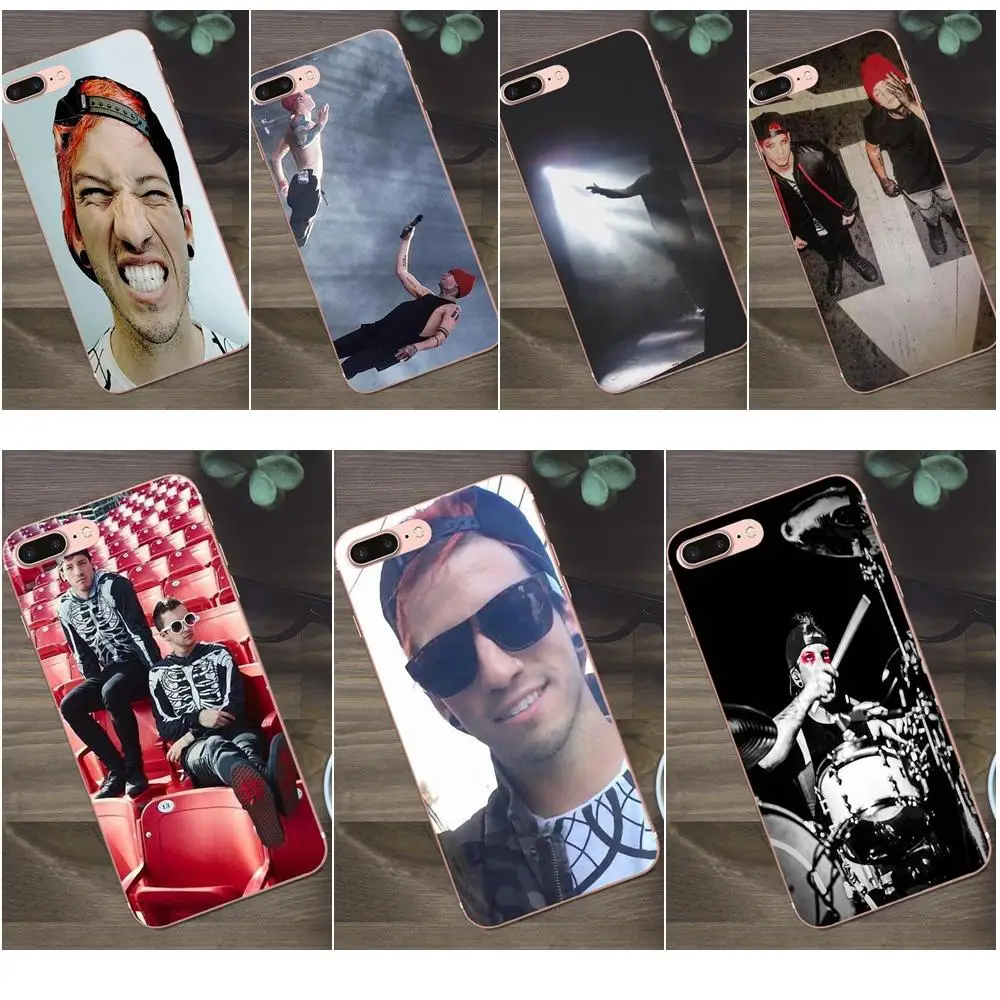 Bixedx термополиуретановый рисунок Джоша дана Twenty One Pilots 21 для Apple iPhone 4 4S 5 5C SE 6 6S 7 8 Plus