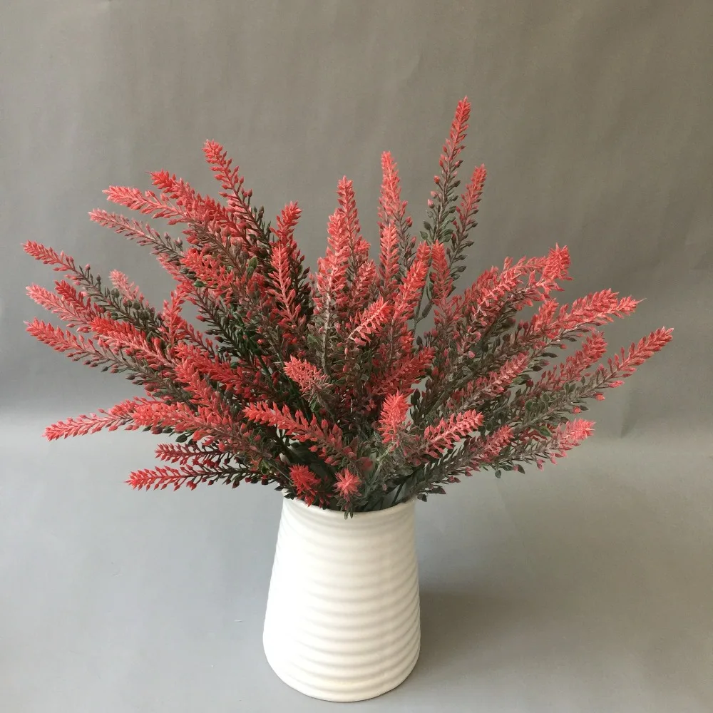 Artificial Lavender Flowers make a bountiful flower nearly natural fake plant to brighten up your home party and wedding decor  (4)