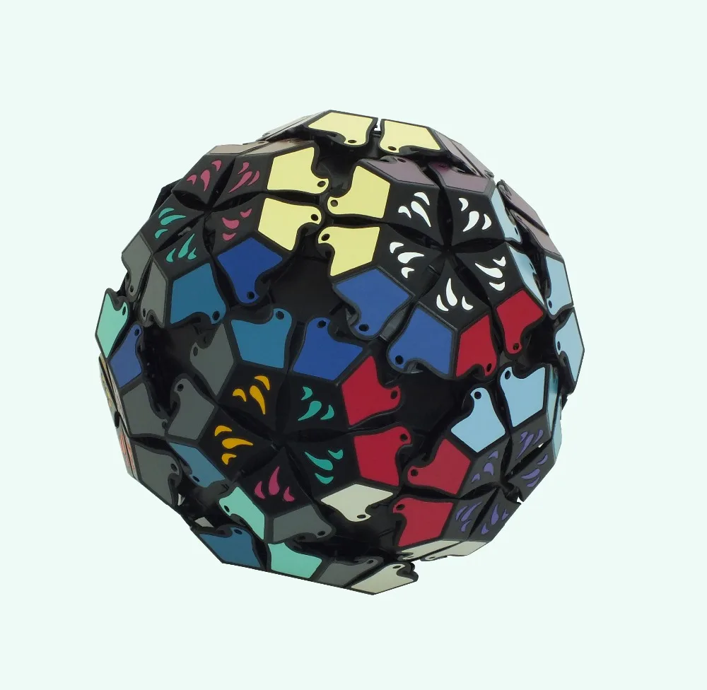 VeryPuzzle Lovebird черный магический куб 32 лица футбол Cubo Magico 3D образный куб игрушка профессиональные Развивающие игрушки для детей
