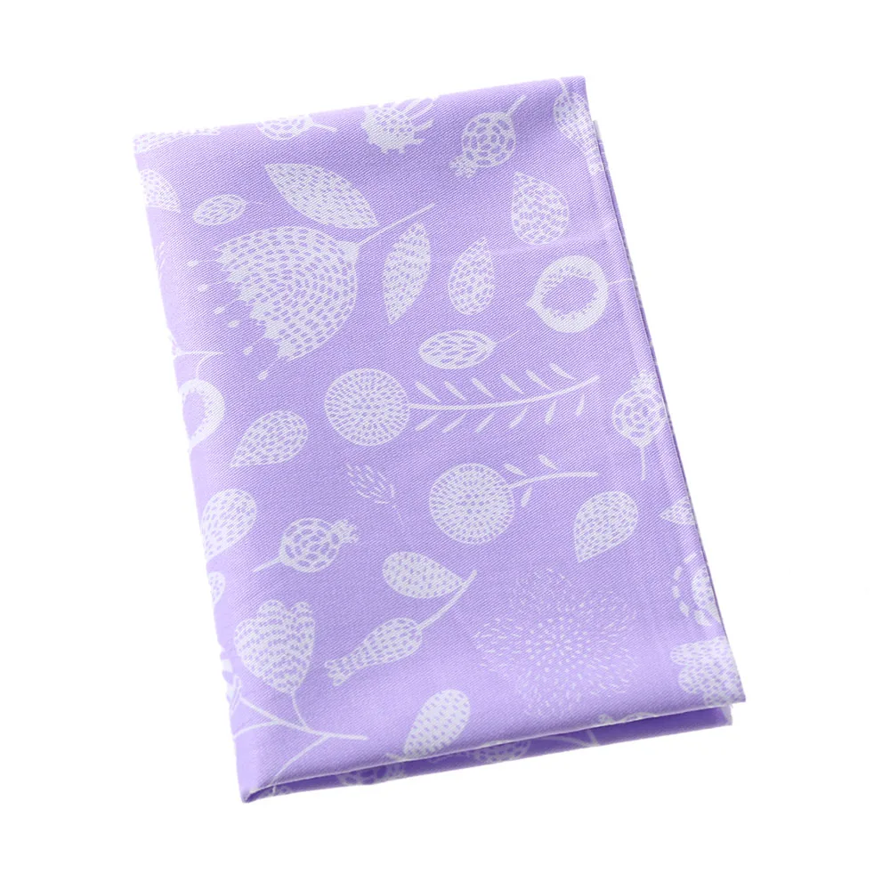 6 шт./компл. хлопковая ткань фиолетовая Цветочная узорная подушка сумка ручная работа пэтчворк Рукоделие Шитье текстильная кукольная одежда DIY ремесла